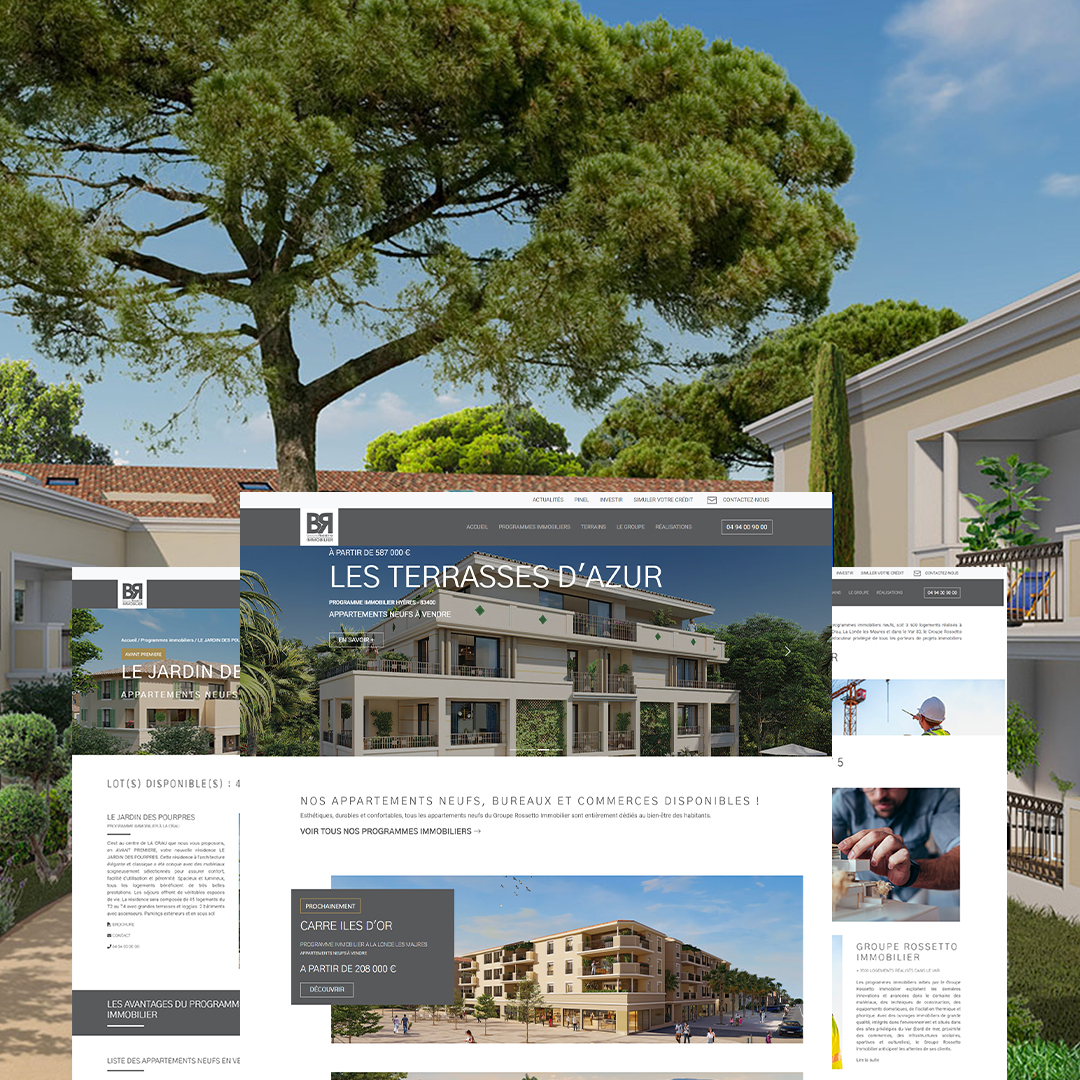 Agence création site web immobilier